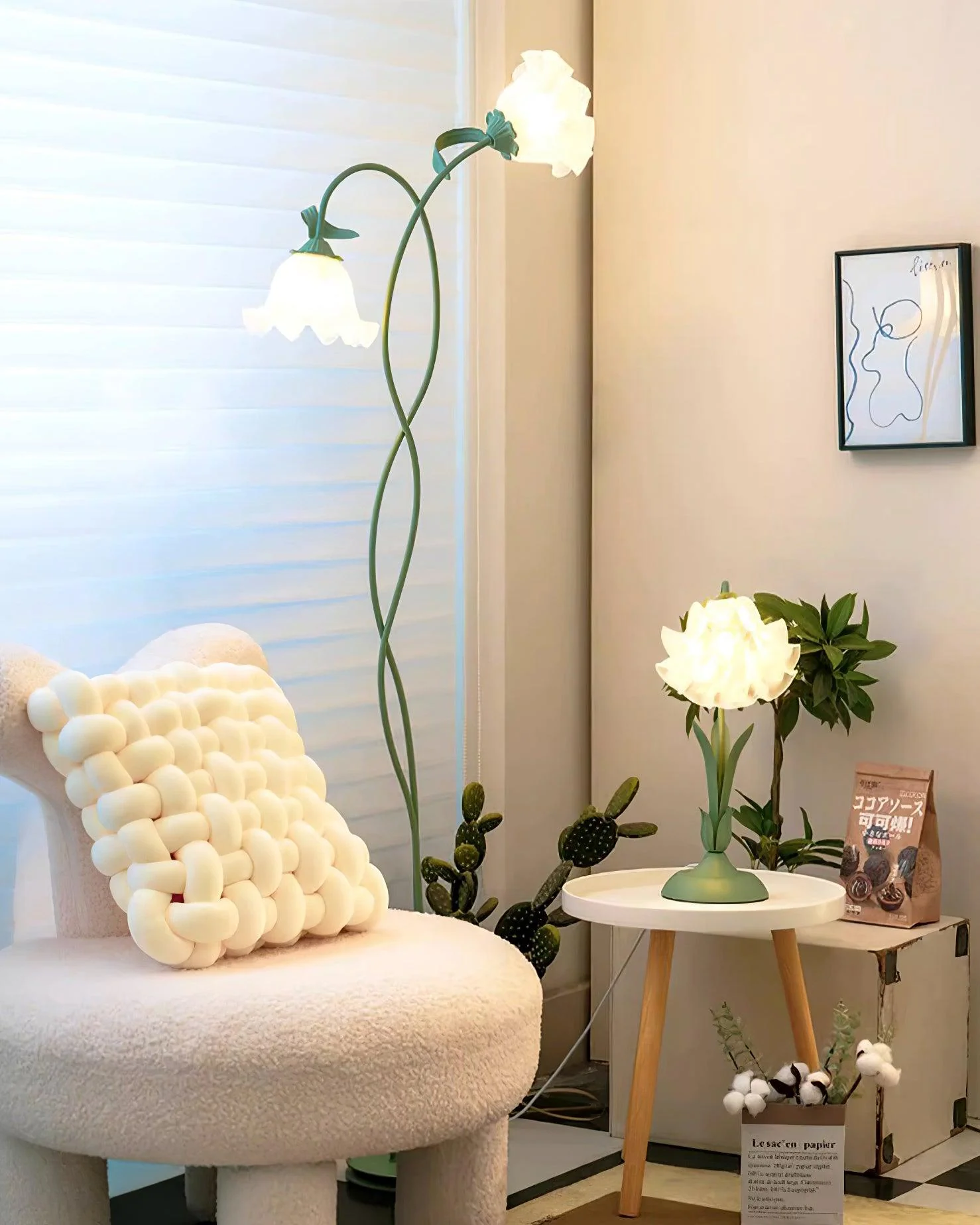 Fiorielle – Elegante Bloem Vloerlamp - Image 10