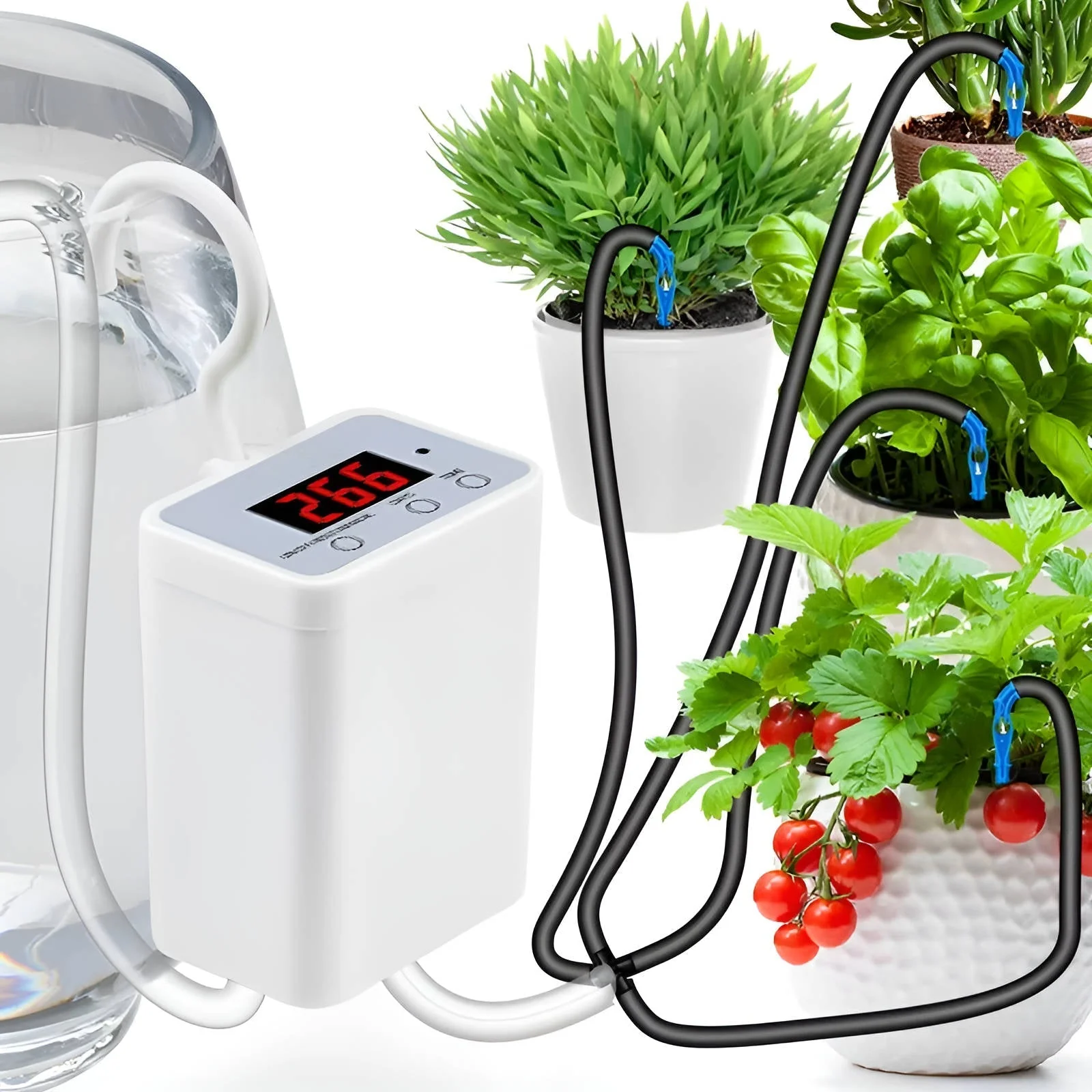 Florava – Automatisch bewateringssysteem met slang voor plantenpotten
