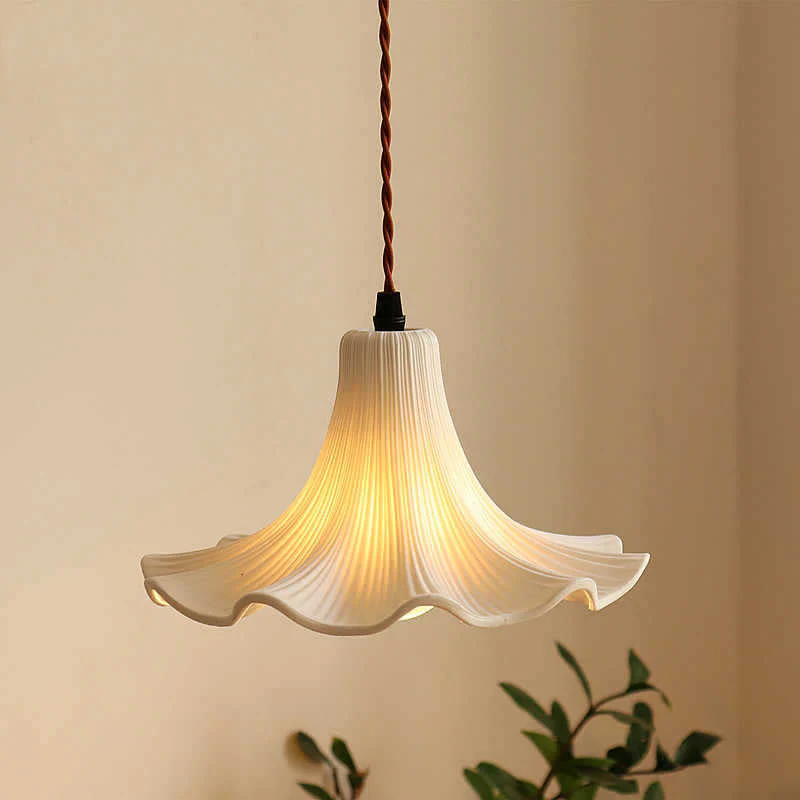 Floréa - Franse Keramische Bloem Hanglamp