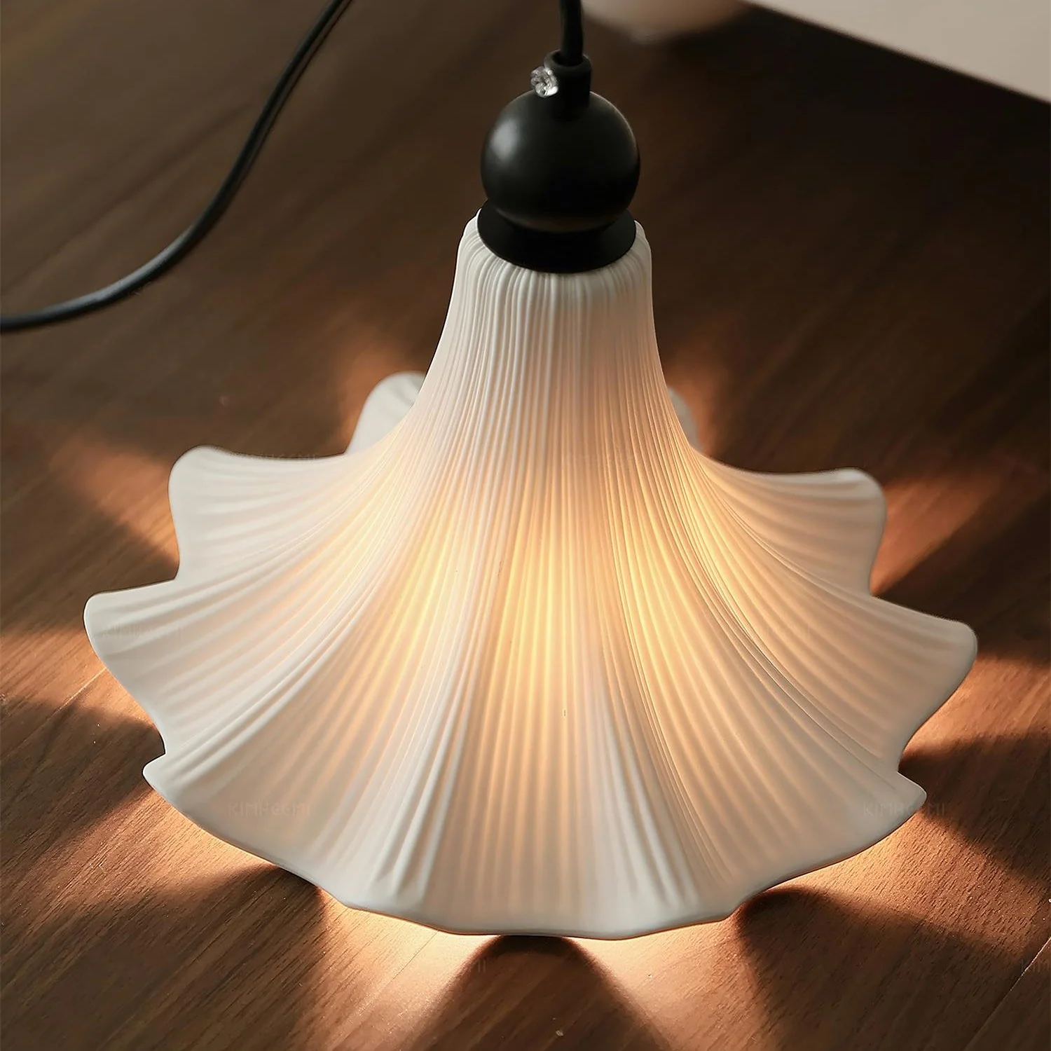 Floréa - Franse Keramische Bloem Hanglamp - Image 11