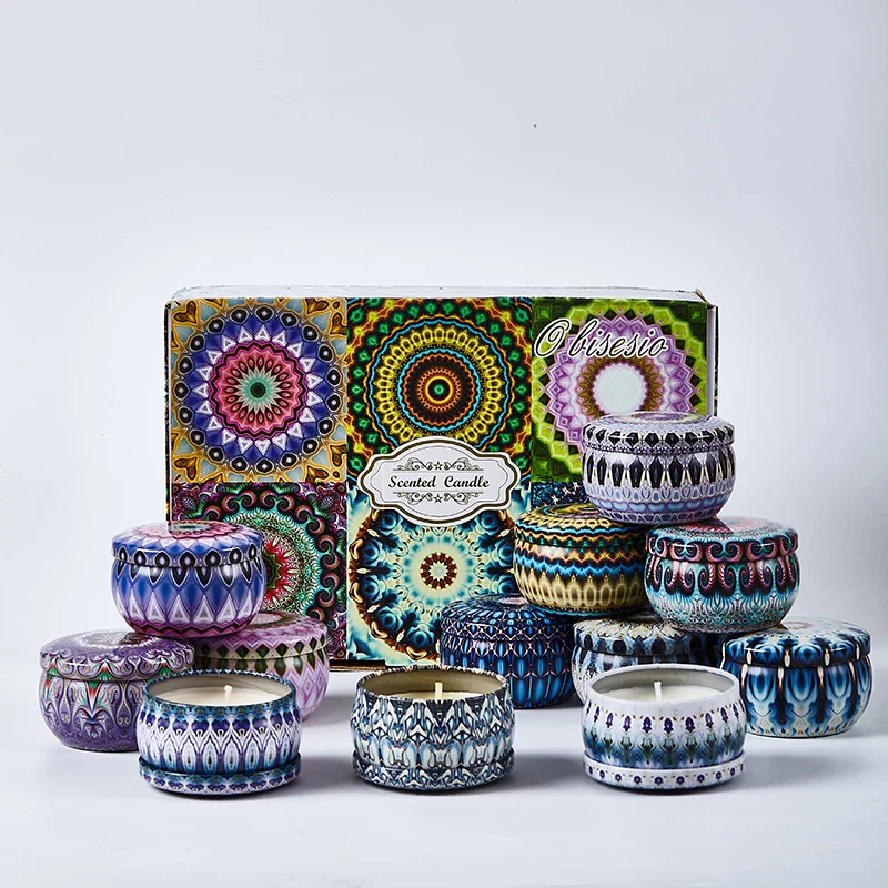 Florivis – 12-Delige Sojawas Geurkaarsen Set voor Aromatherapie & Cadeau - Image 8