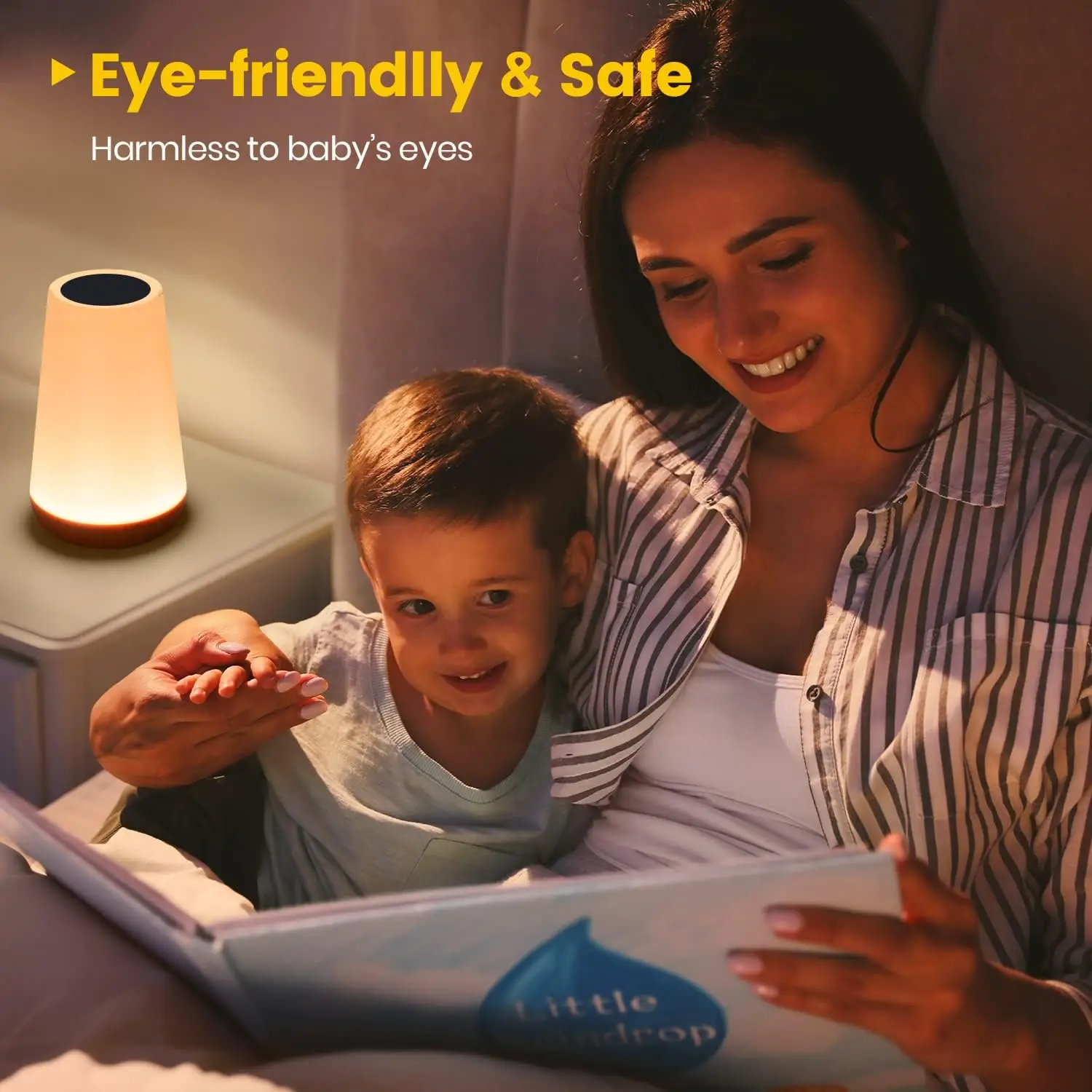 Glowino - Draagbare Nachtlamp met 13 Kleuren en Touchbediening - Image 6