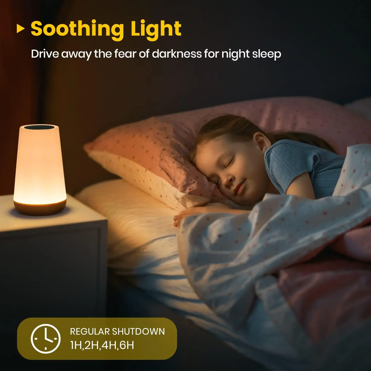 Glowino - Draagbare Nachtlamp met 13 Kleuren en Touchbediening - Image 7