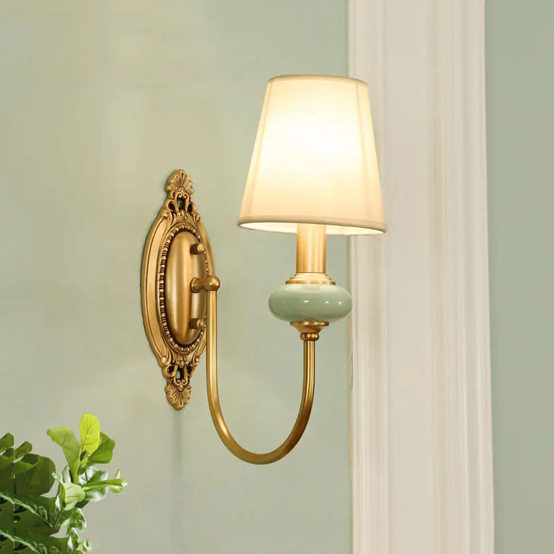 Halcyon - Vintage Retro Wandlamp Koper