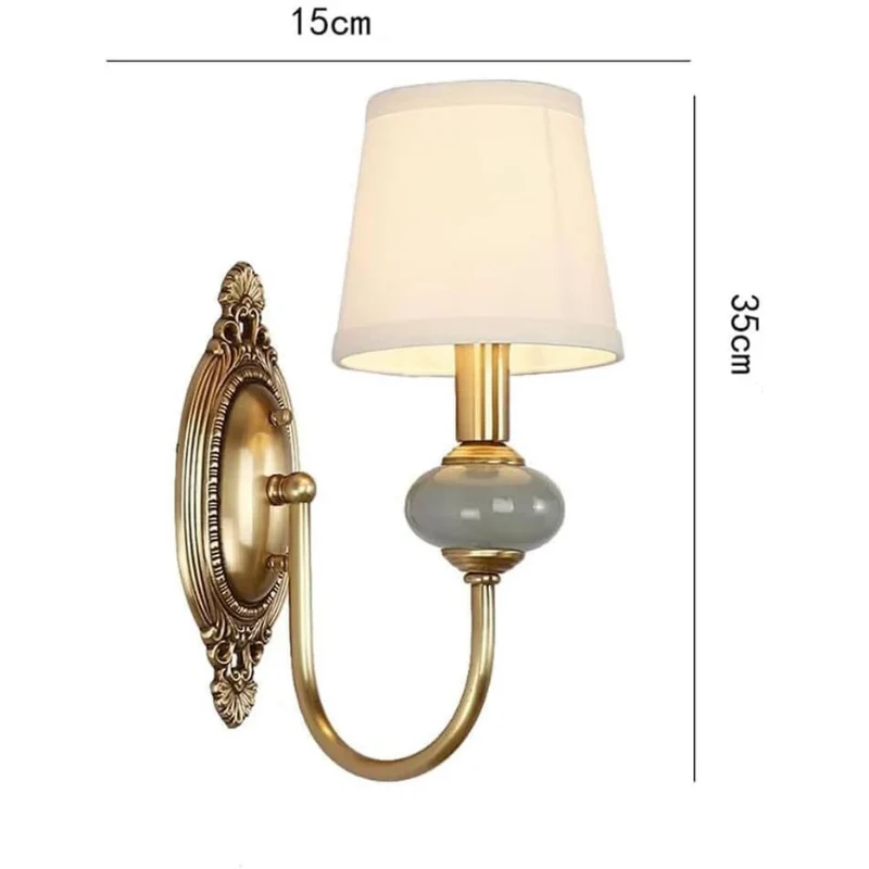 Halcyon - Vintage Retro Wandlamp Koper - Image 4