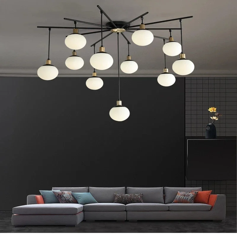 Ignatia - Vintage Scandinavische Kroonluchter met LED Verlichting voor de Woonkamer - Image 3
