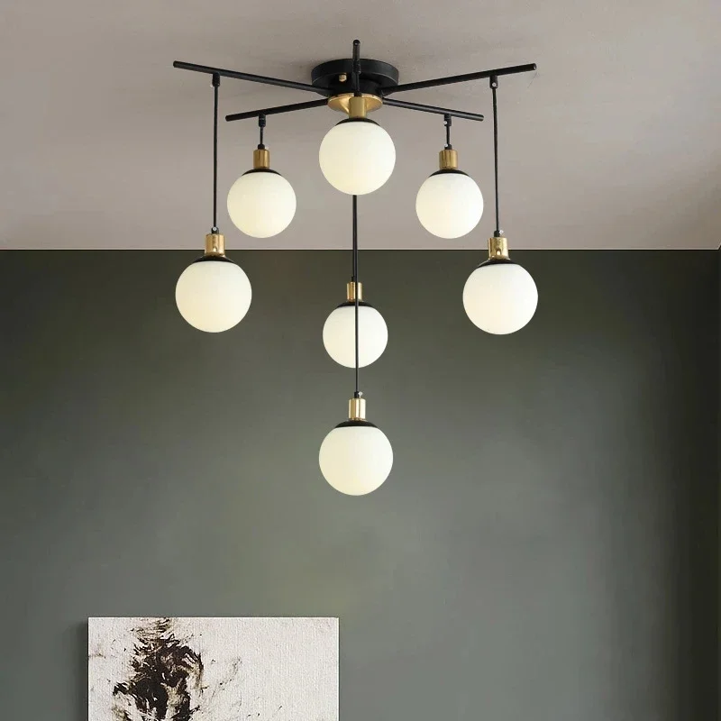 Ignatia - Vintage Scandinavische Kroonluchter met LED Verlichting voor de Woonkamer - Image 4