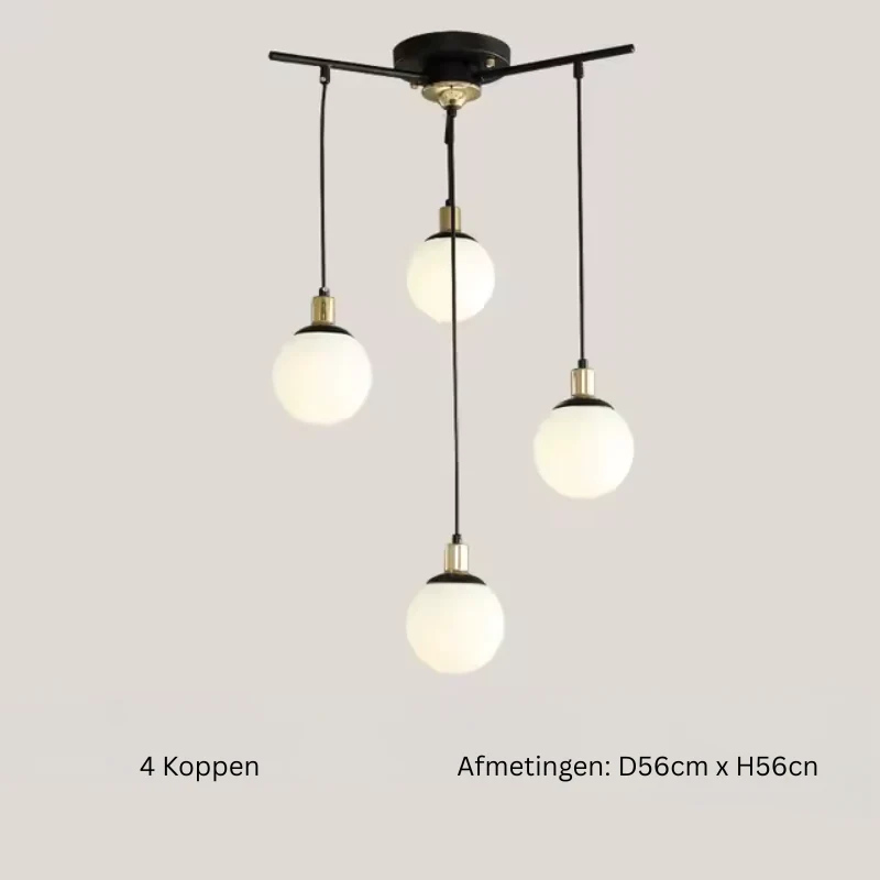 Ignatia - Vintage Scandinavische Kroonluchter met LED Verlichting voor de Woonkamer - Image 6