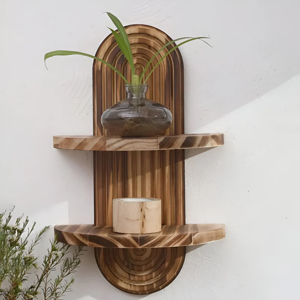 Isandro – Geometrische Houten Wandplanken Bohemian - Image 3