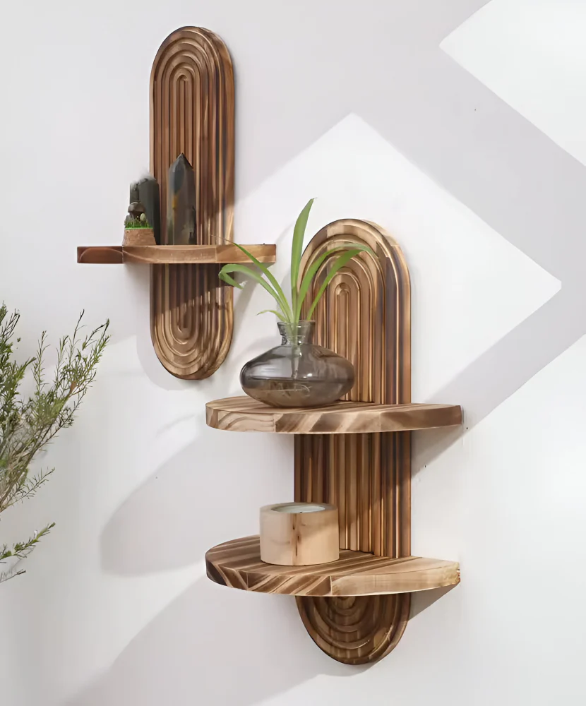 Isandro – Geometrische Houten Wandplanken Bohemian - Image 5