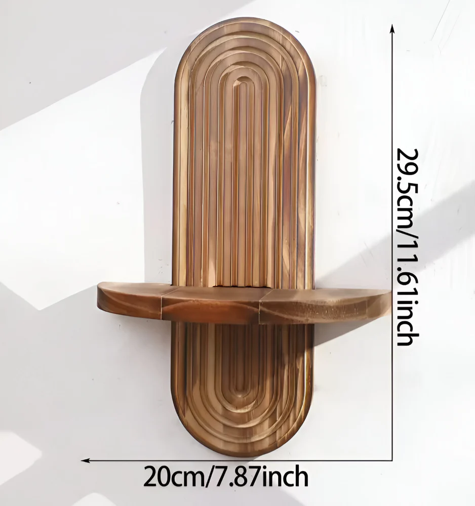 Isandro – Geometrische Houten Wandplanken Bohemian - Image 6