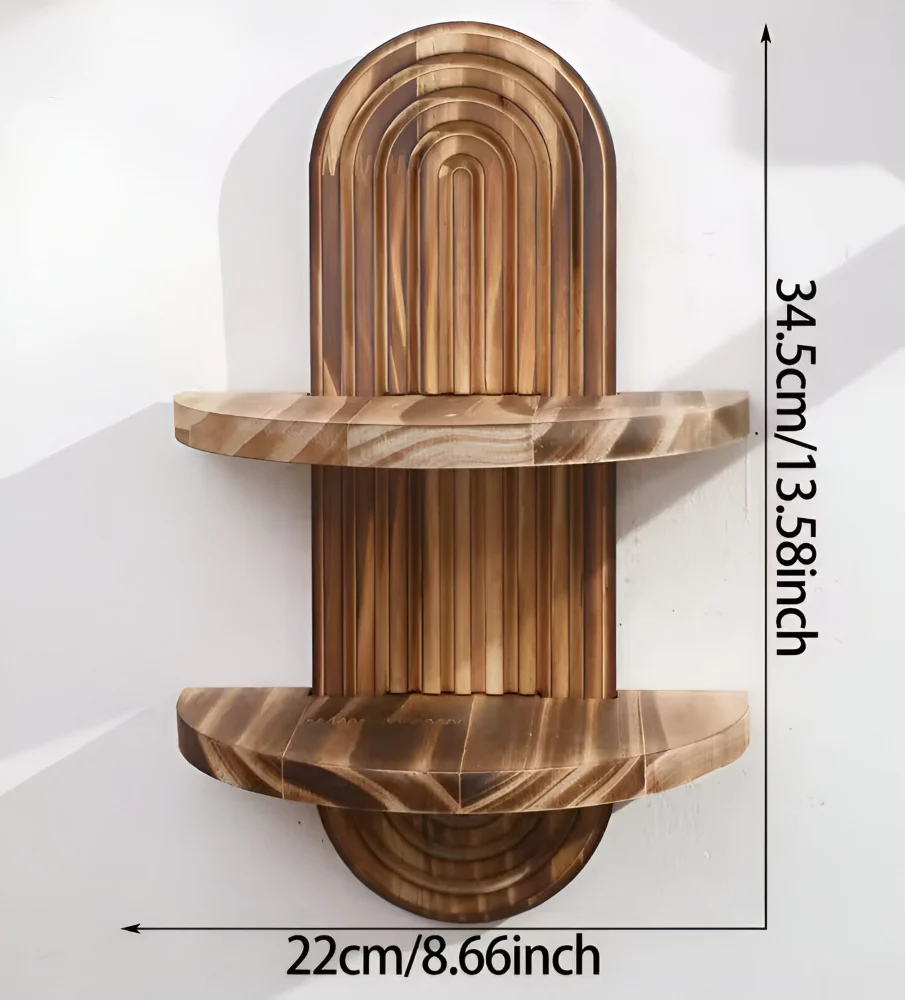 Isandro – Geometrische Houten Wandplanken Bohemian - Image 7