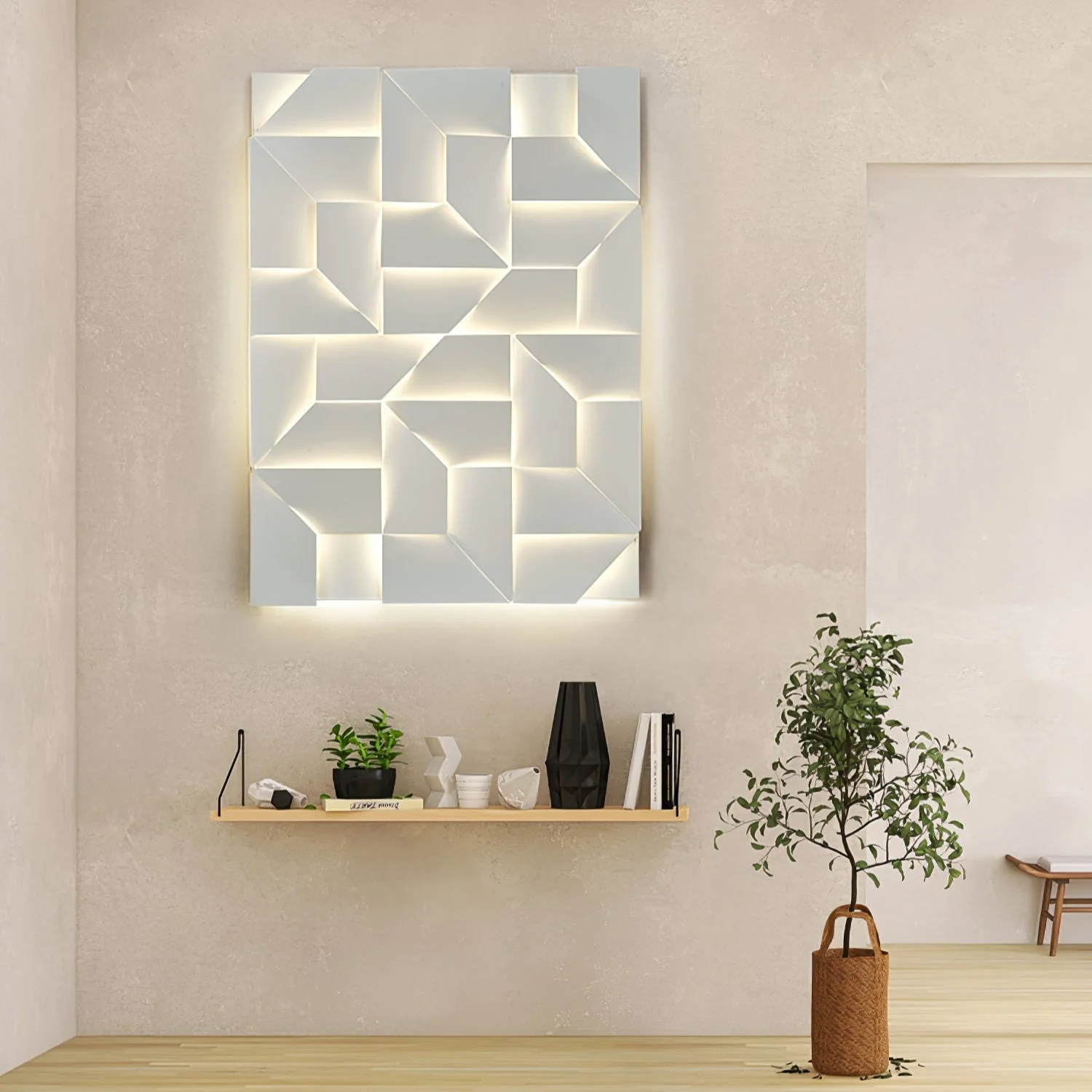 Isara - Minimalistische Aluminium Wandlamp