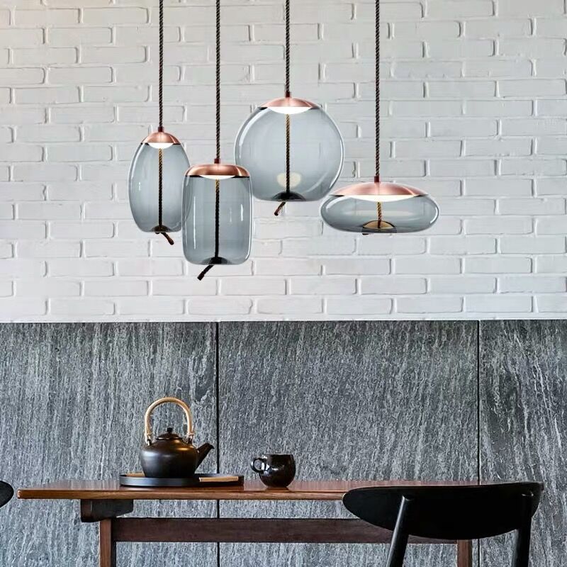 Isolara - Hanglamp in Roségoud met Touwaccent - Image 3