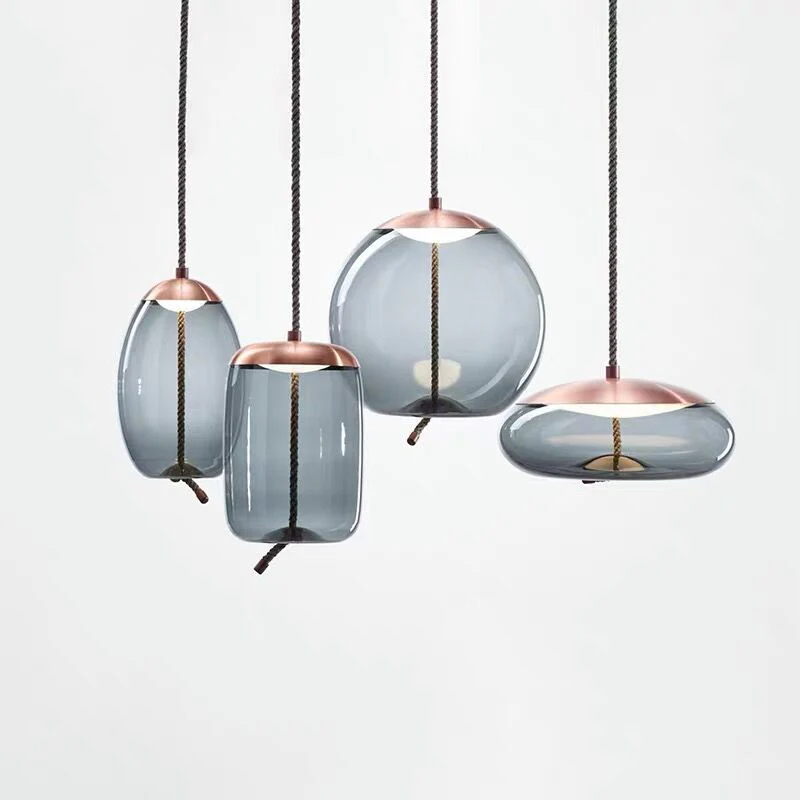 Isolara - Hanglamp in Roségoud met Touwaccent - Image 4