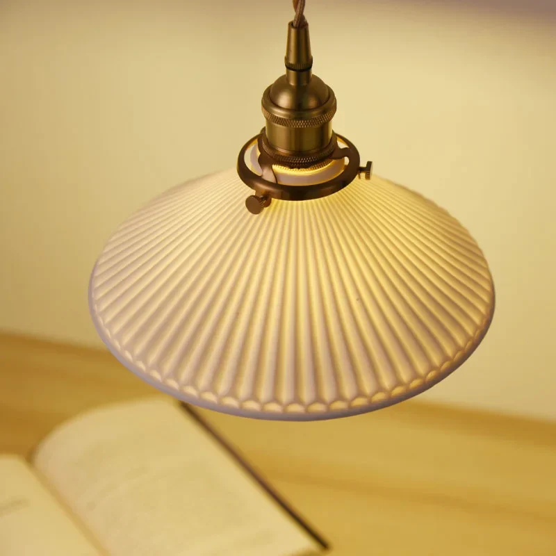 Kaelis - Japanse Keramische Retro Hanglamp Brons - Image 4