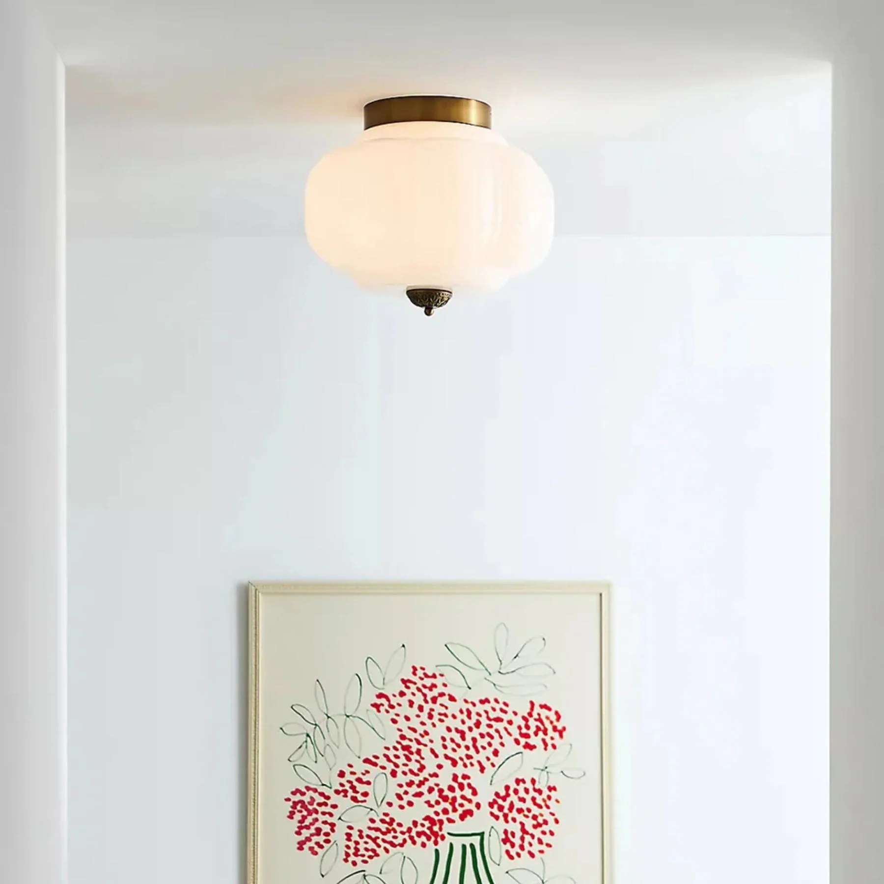 Lelon - Vlakke Glazen Plafondlamp - Image 16