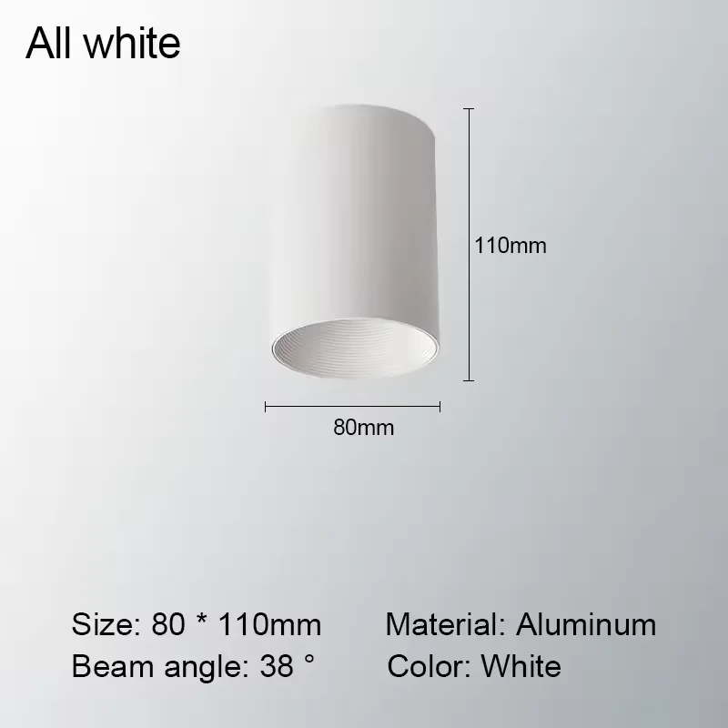 Levorin – LED Opbouw Spot Aluminium Plafondlamp - Image 2