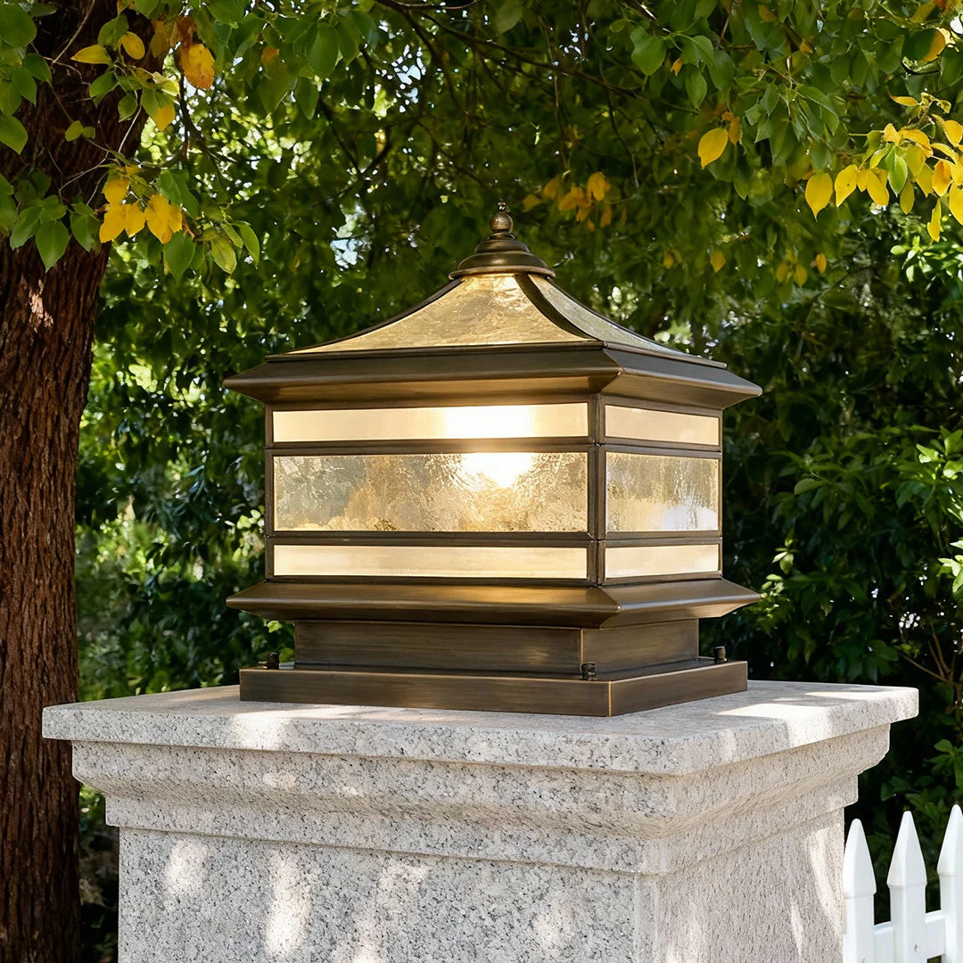 Lomorva – Solar LED Buitenlamp Warm Wit Waterdicht Koper Vintage - Image 6