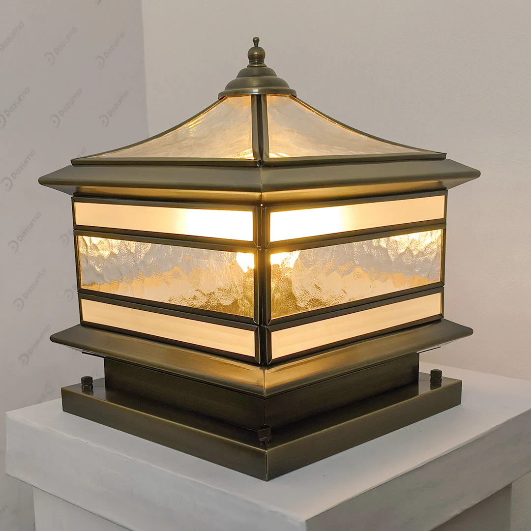 Lomorva – Solar LED Buitenlamp Warm Wit Waterdicht Koper Vintage - Image 9