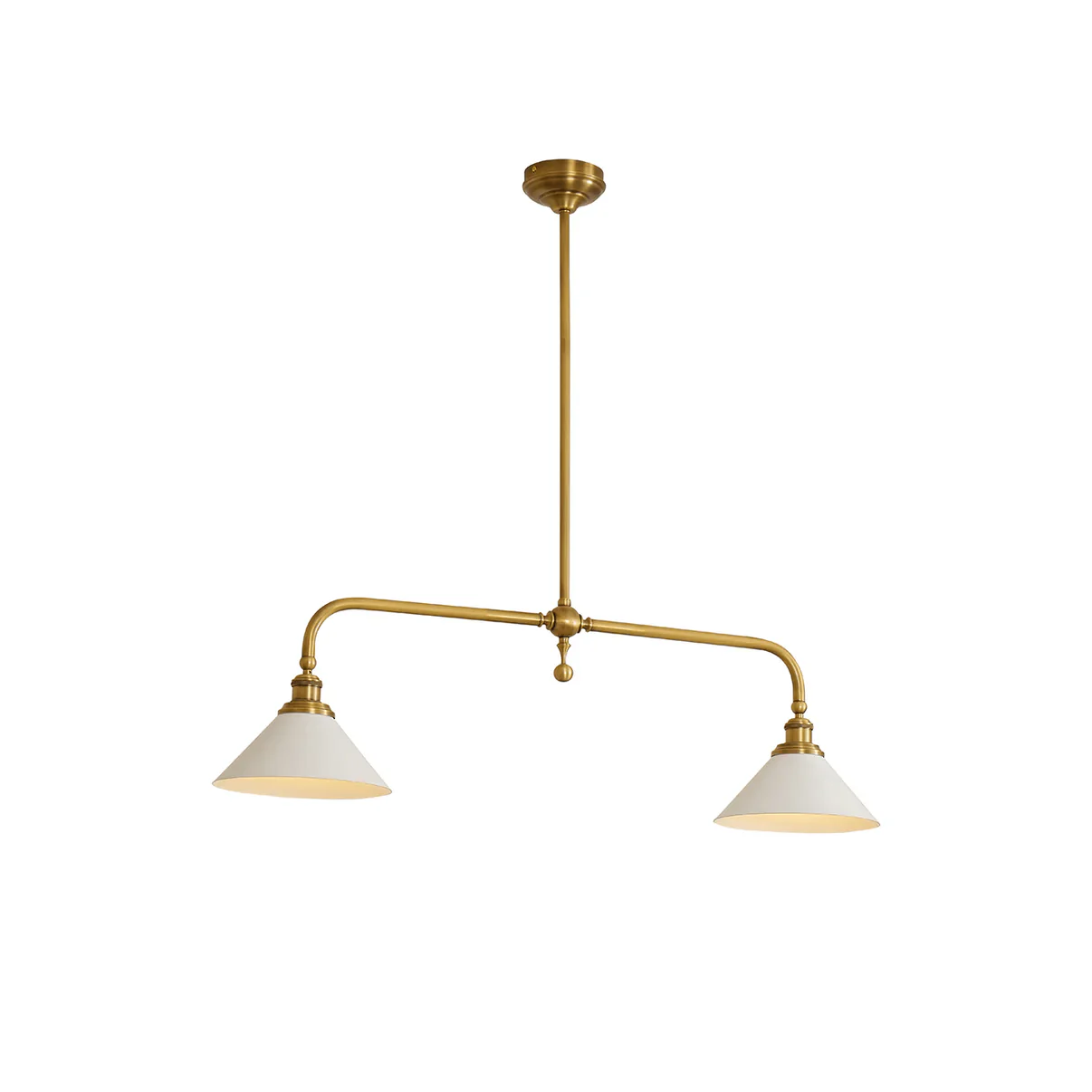 Lonera – Lineaire Messing Hanglamp
