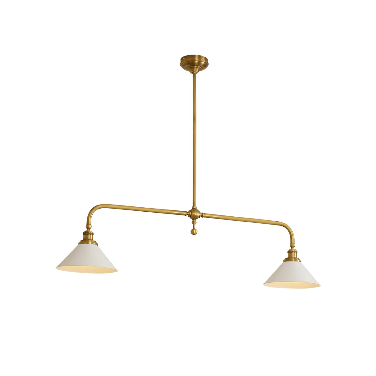 Lonera – Lineaire Messing Hanglamp - Image 2