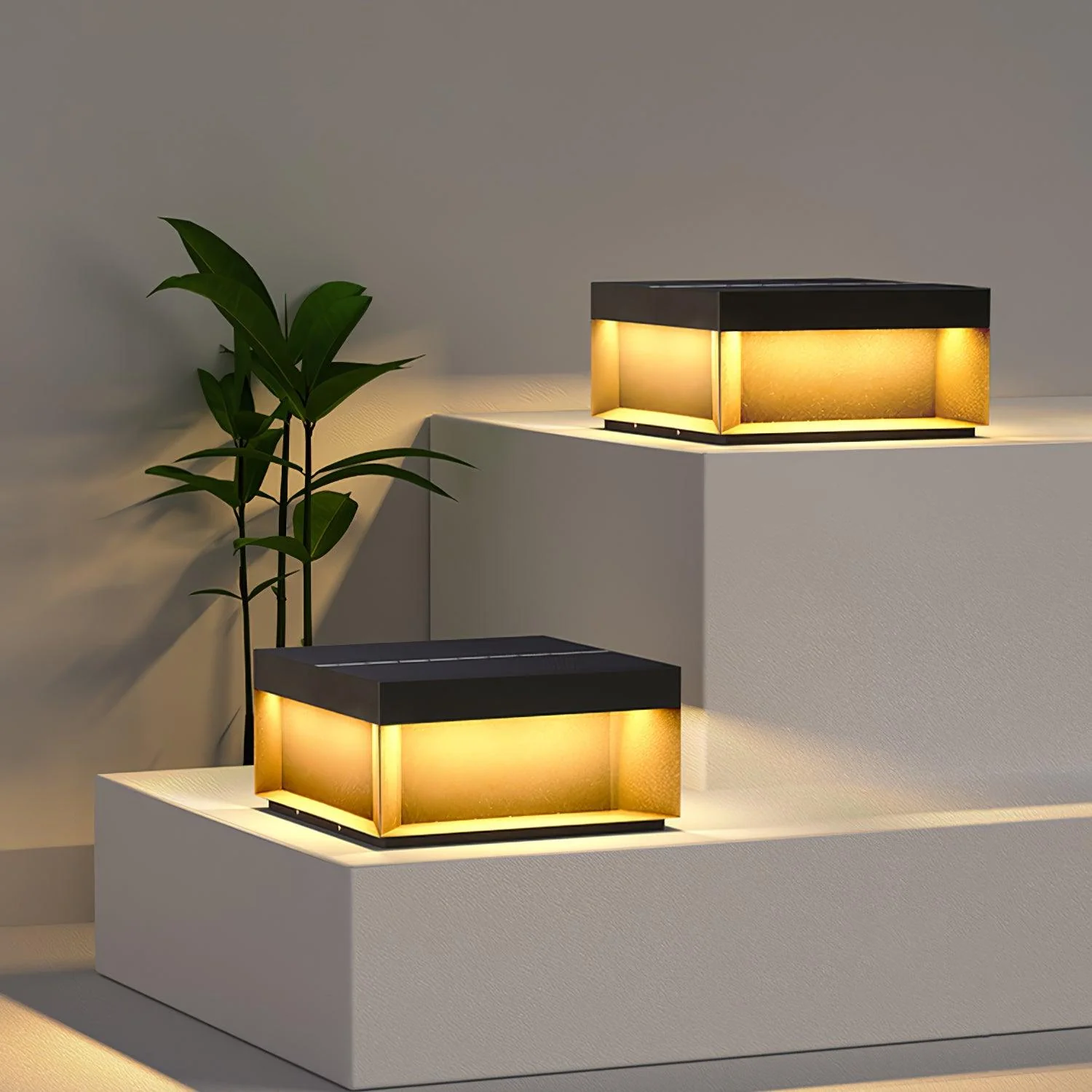Lumioran - Solar Tuin Pilar Lamp - Image 2