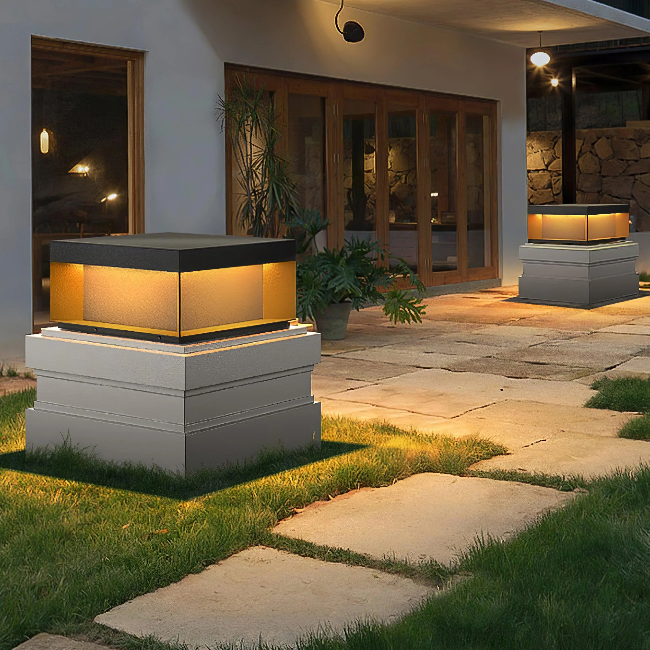 Lumioran - Solar Tuin Pilar Lamp - Image 6