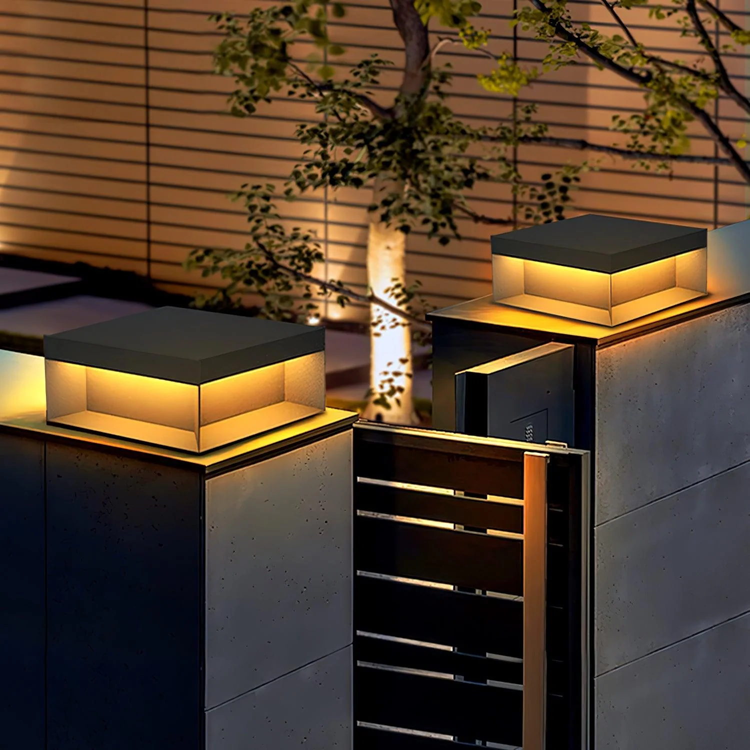 Lumioran - Solar Tuin Pilar Lamp - Image 9