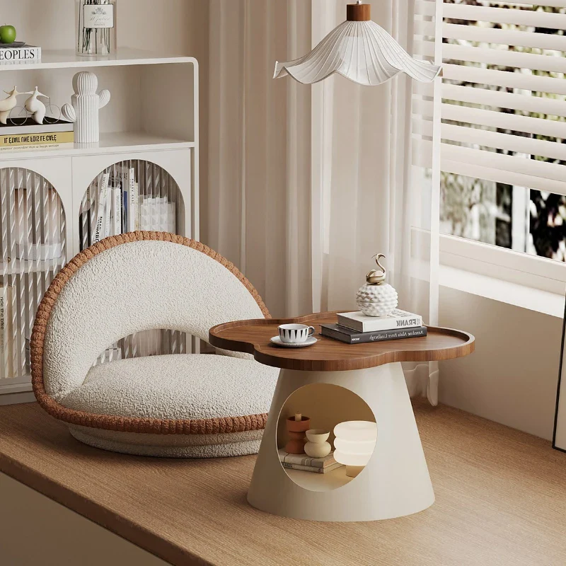 Lumivan - Crèmekleurige kleine salontafel voor de slaapkamer - Image 3