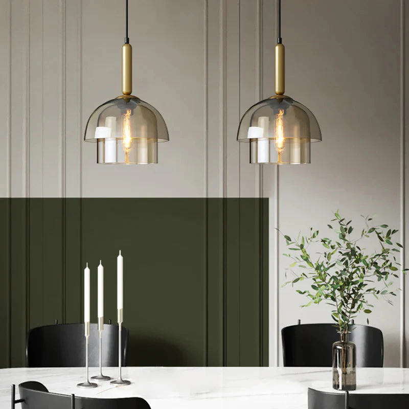 Lumivann - Minimalistische Glazen Dome Hanglamp - Image 13