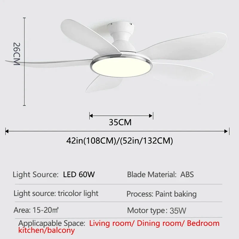 Lumivaron - Moderne LED Plafondventilator Met Verlichting En Afstandsbediening