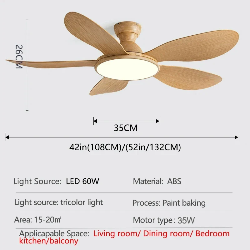 Lumivaron - Moderne LED Plafondventilator Met Verlichting En Afstandsbediening - Image 3
