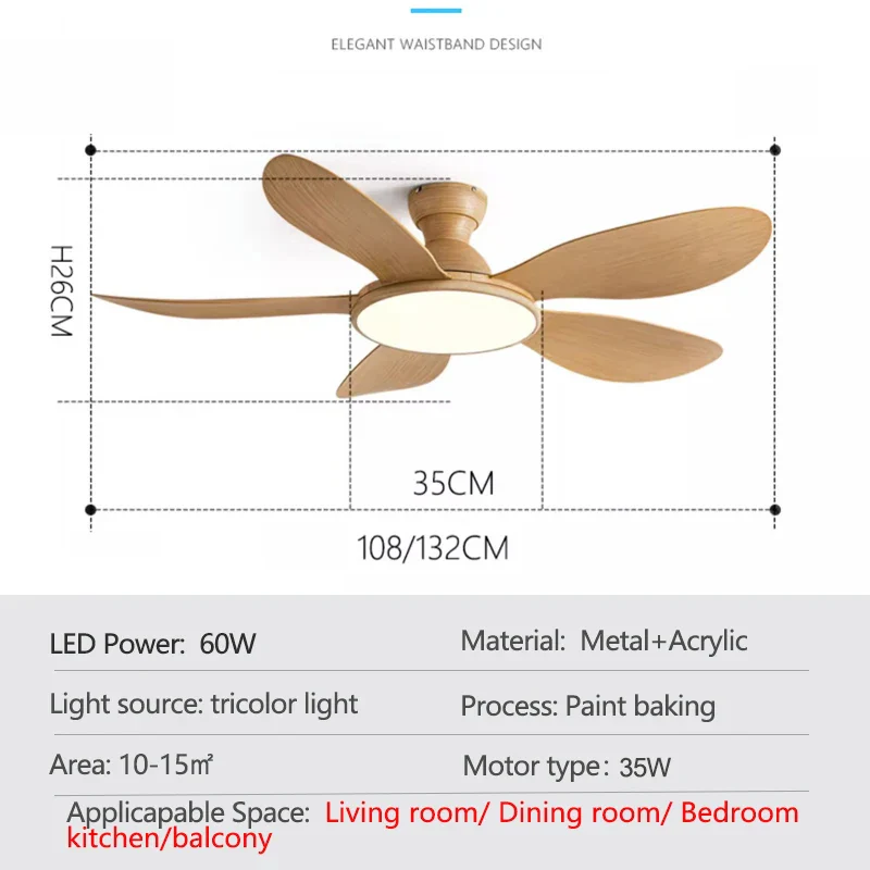 Lumivaron - Moderne LED Plafondventilator Met Verlichting En Afstandsbediening - Image 6