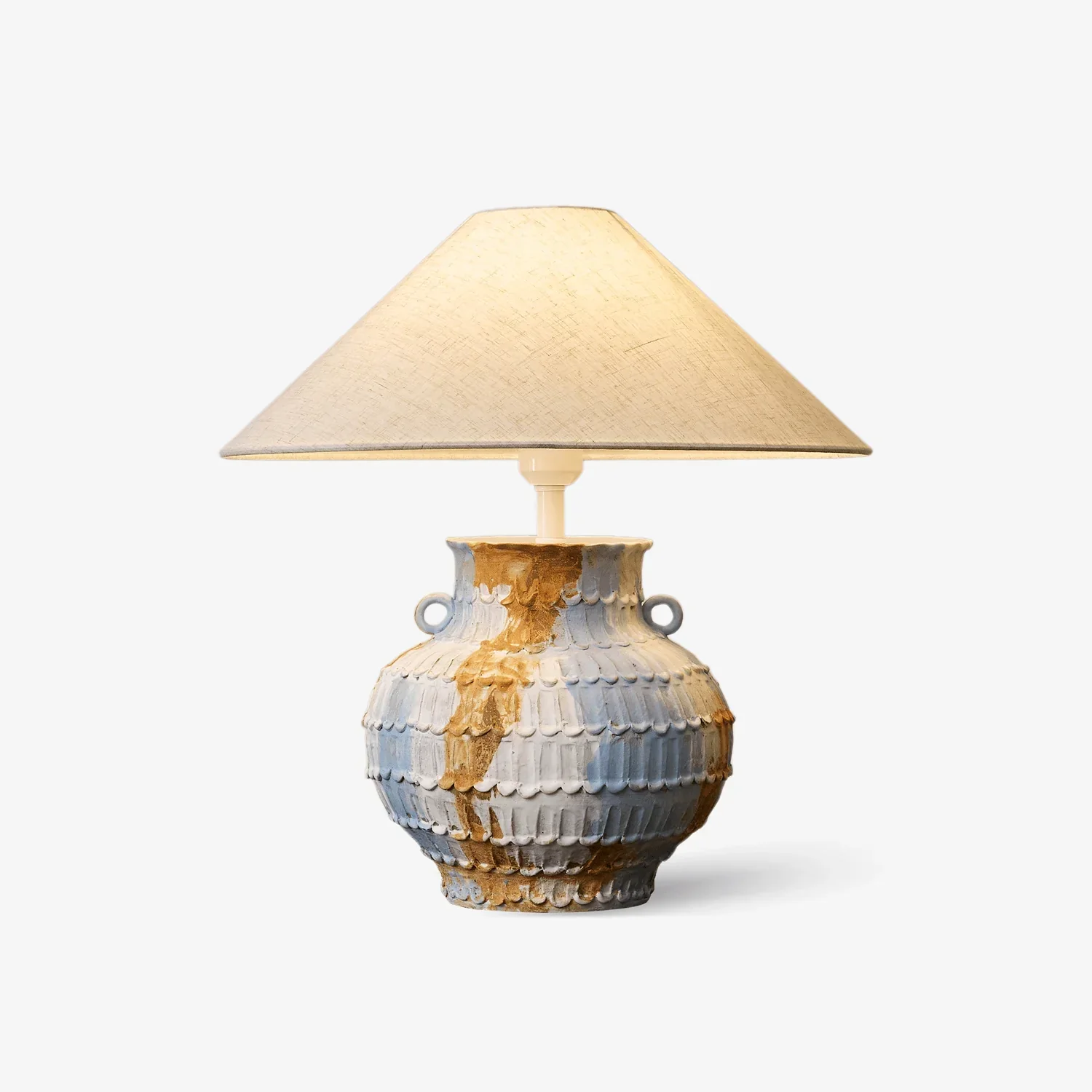 Lumorae – Organische Tafellamp met Sculpturale Glasvorm