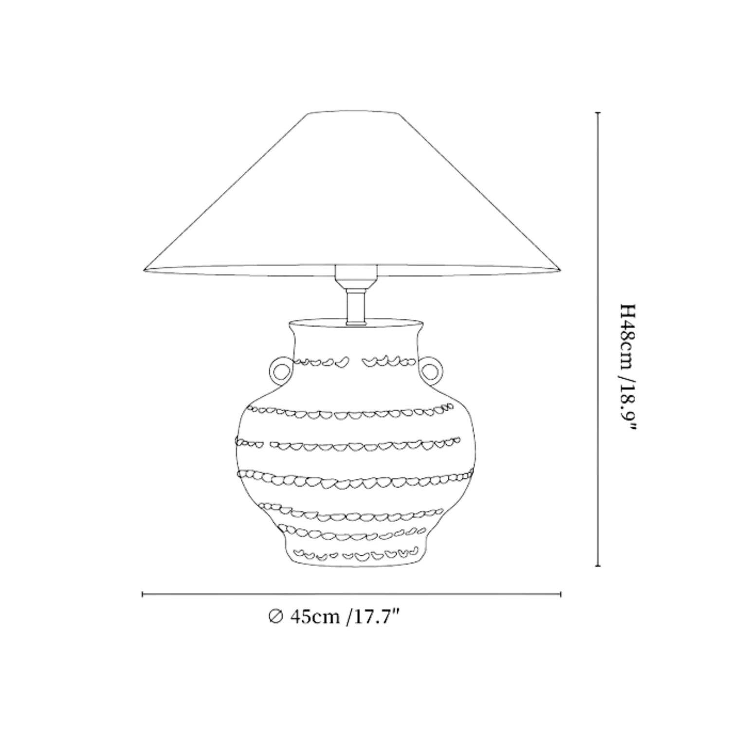 Lumorae – Organische Tafellamp met Sculpturale Glasvorm - Image 3
