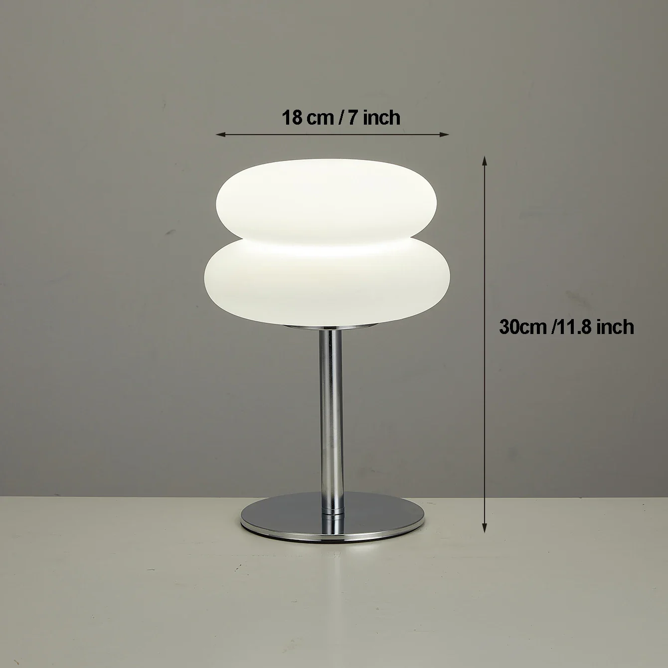 Lumorelle - Sfeervolle Bedlamp in Crèmekleur met USB en Dimbare Verlichting - Image 9