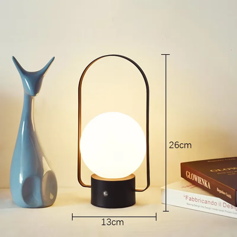 Lumynia - Scandinavische LED Tafellamp Oplaadbaar Hangend en Draagbaar