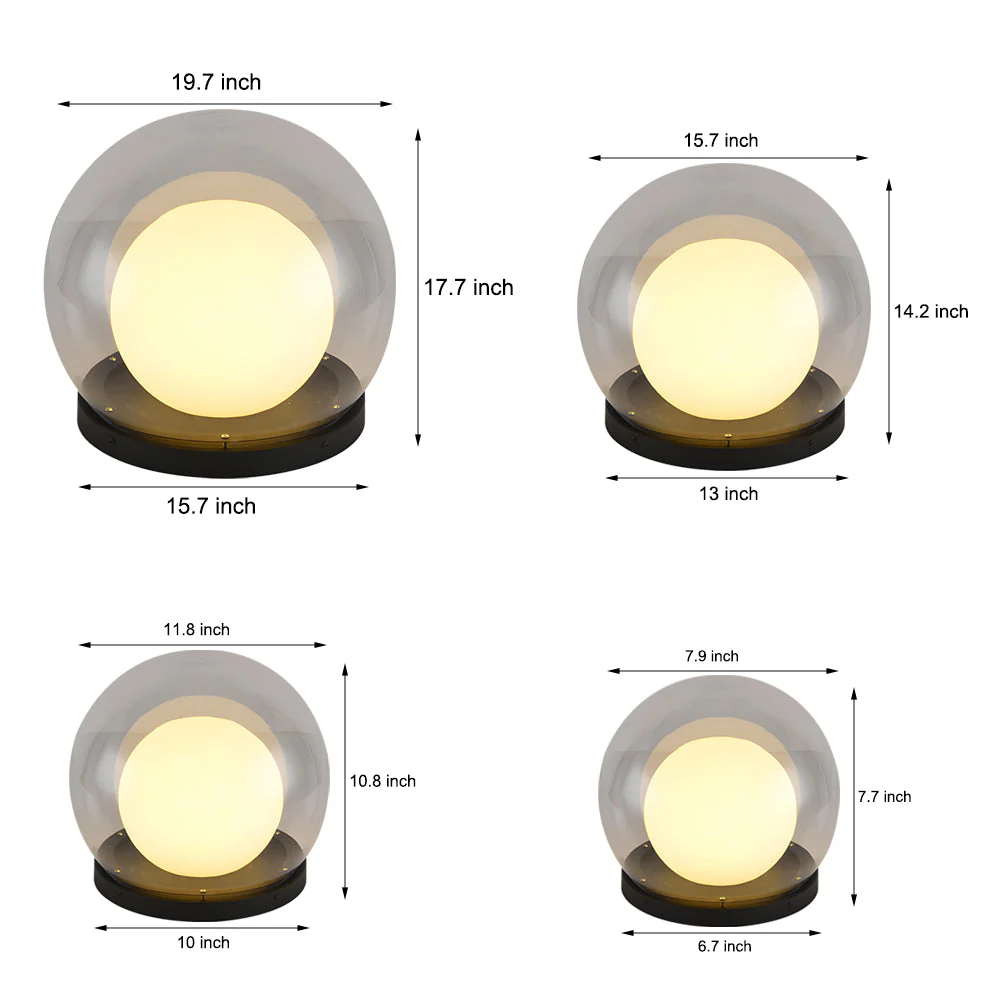 Lunard - Buitenlamp Pilaar IP65 Waterdicht Design - Image 13