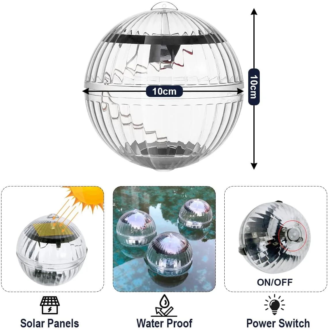 Lunavex - Solar LED Drijvende Lamp Waterdicht Kleurveranderend - Image 7