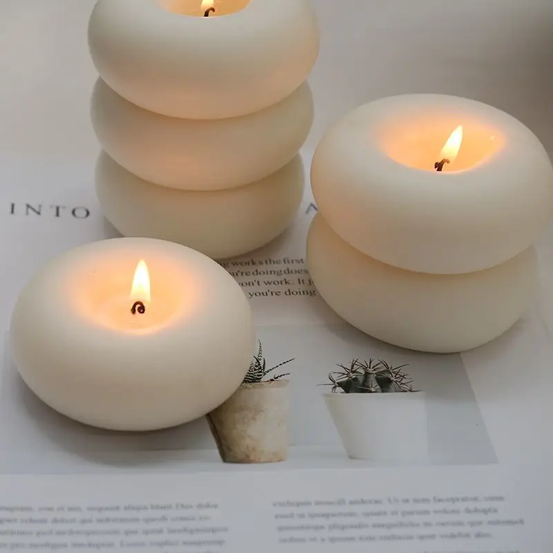 Lunirra - Donut Aromatherapie Kaars Rond Rookloos - Image 3
