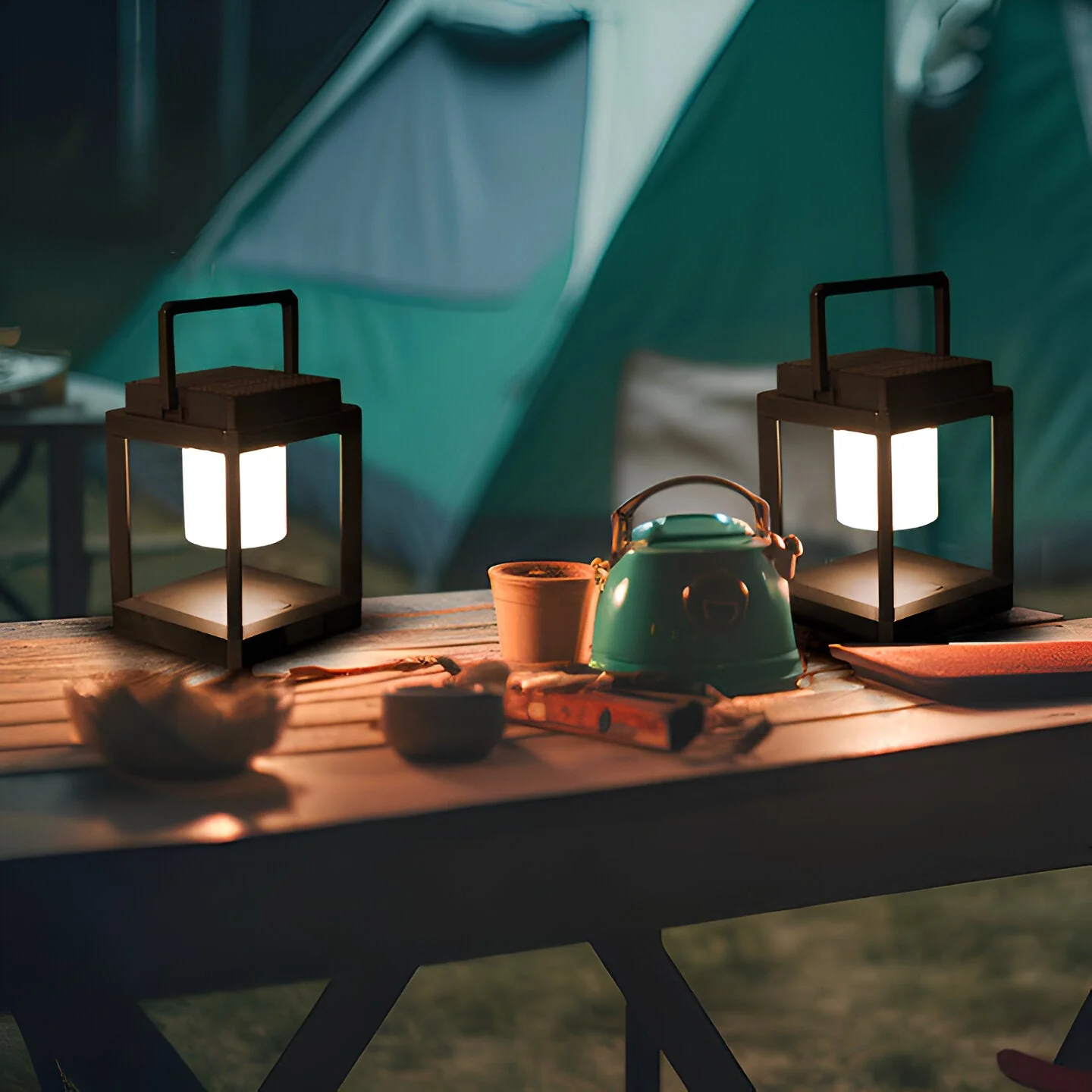 Lunistra - Zwarte Draagbare Solarlantaarn met USB-oplaadfunctie voor de Tuin - Image 6