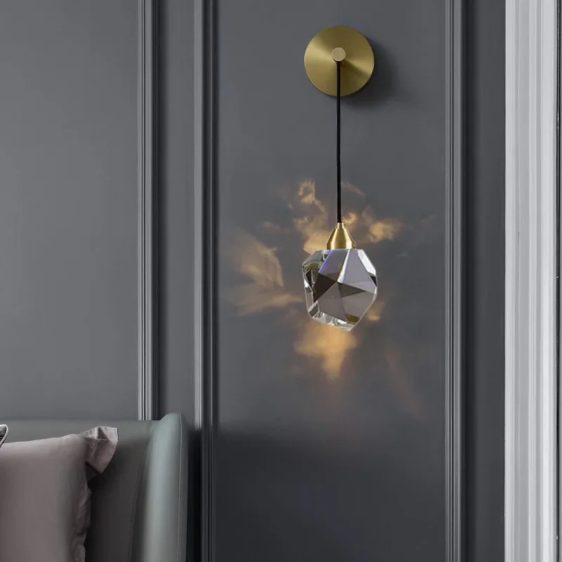 Lurevian – Kristallen Nordic LED Wandlamp - Image 3