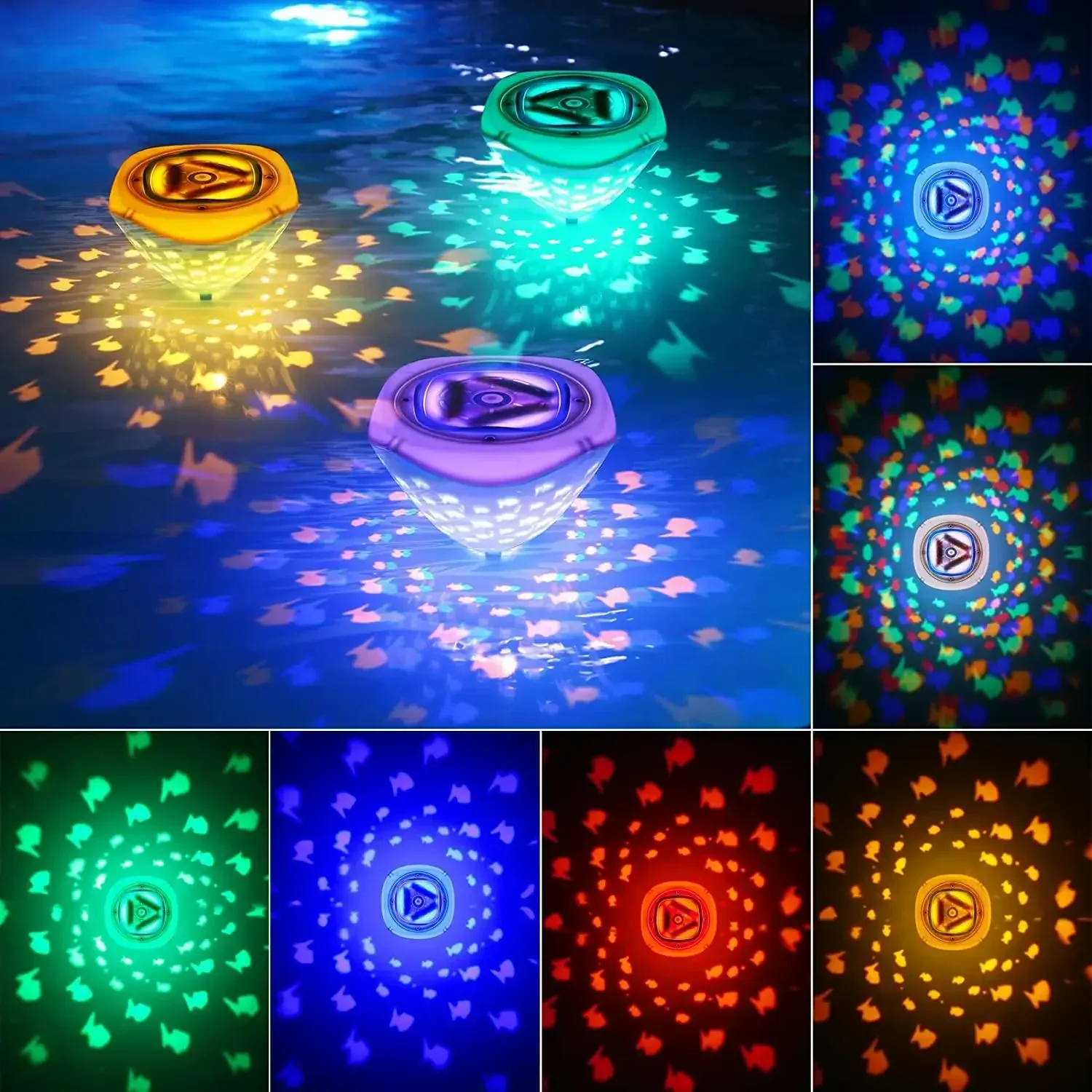 Luvira - Drijvende Waterdichte Zwembad Verlichting Kleurrijk - Image 4