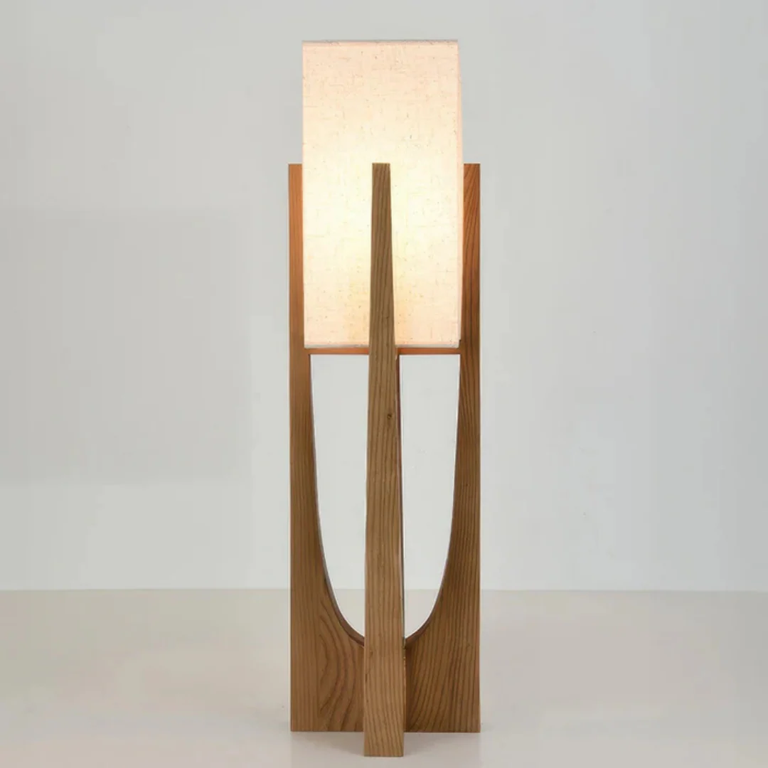Luxora - Japanse Stijl Vloerlamp | Houten Tafellamp - Image 3