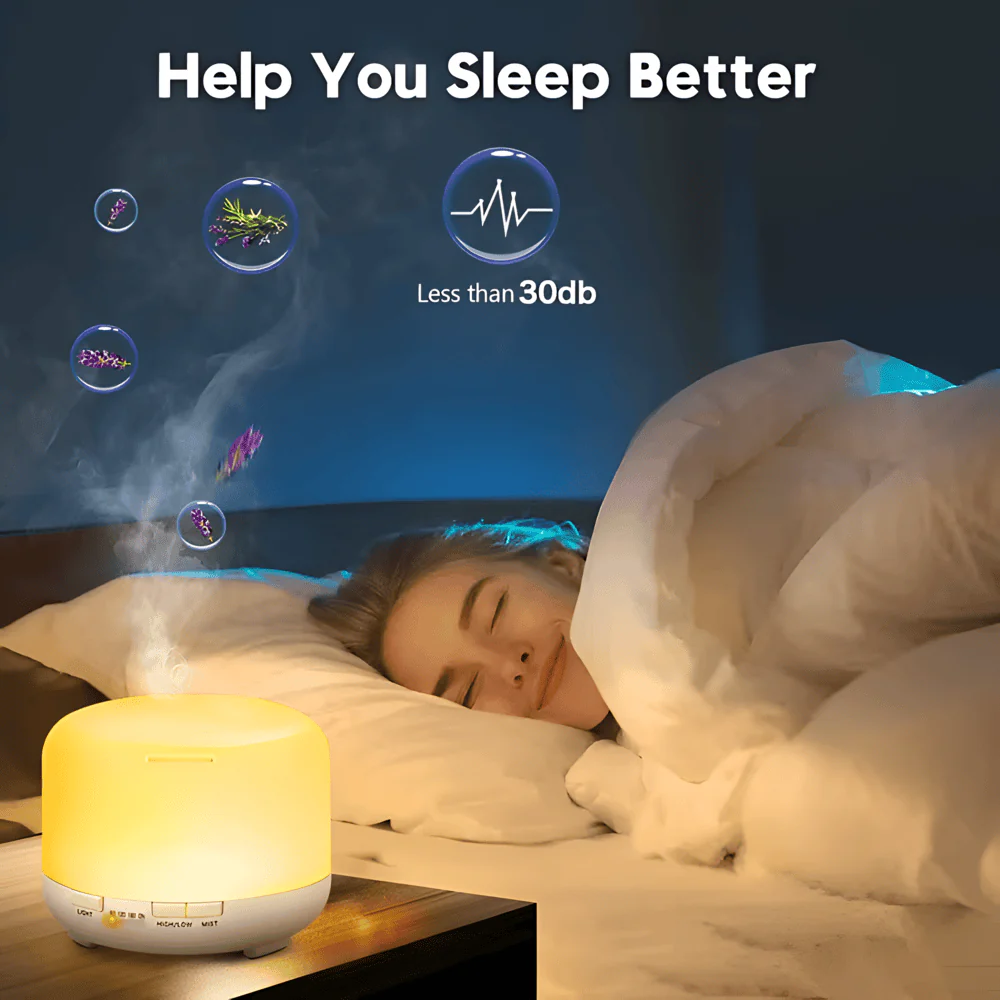 Lyrae - LED Aroma Diffuser met Bluetooth Speaker en Luchtbevochtiger - Image 5
