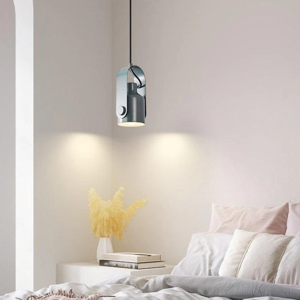 Lyrassa - Scandinavische Hanglamp Houtlook Metaal Minimalistisch Ontwerp - Image 2