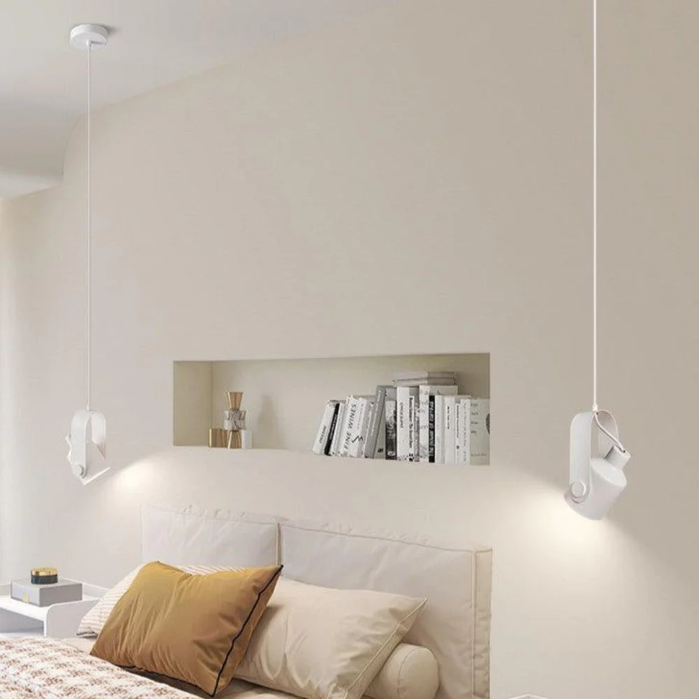 Lyrassa - Scandinavische Hanglamp Houtlook Metaal Minimalistisch Ontwerp - Image 3