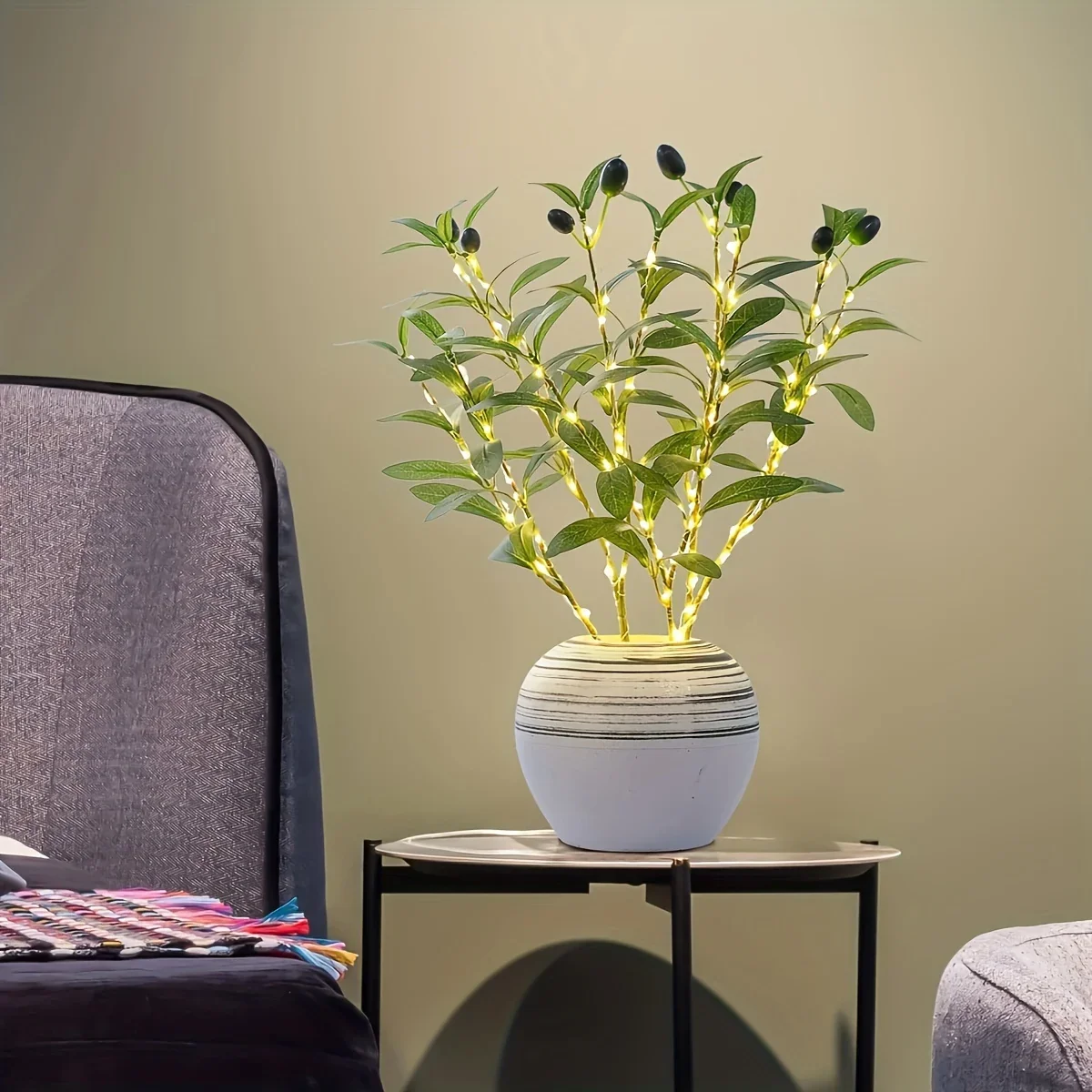 Maelis – LED Olijftak Decoratieverlichting voor Tafel of Vaas