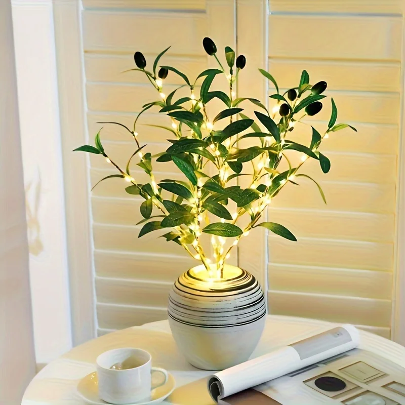 Maelis – LED Olijftak Decoratieverlichting voor Tafel of Vaas - Image 2